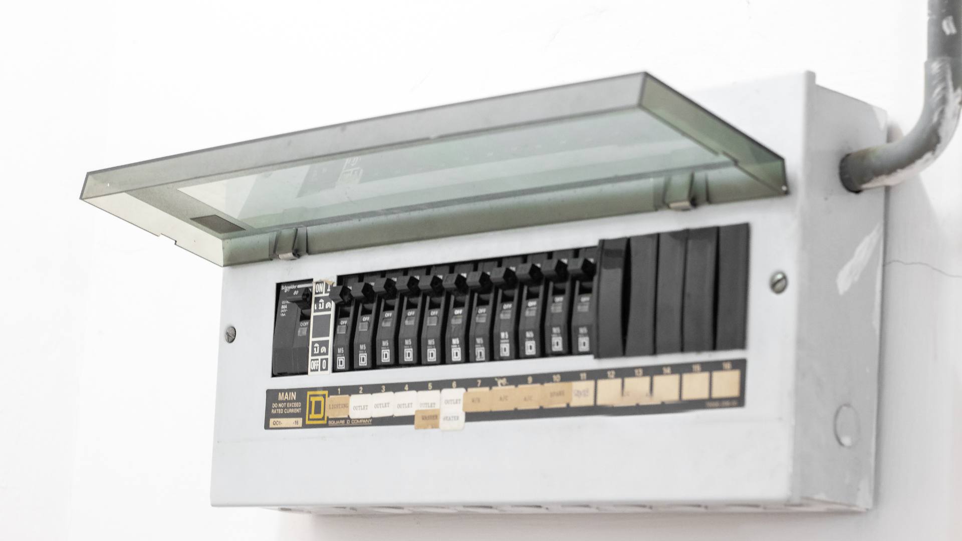 Upgraded main electrical panel