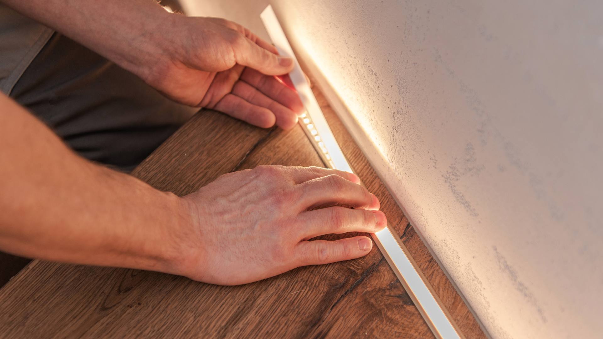 Installing modern LED accent lighting